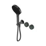Nero Serenity Progressive Shower System Serenity Shower Trim Kit Only Verde Alpi Handle Gunmetal 24E098GM