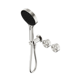 Nero Serenity Progressive Shower System Serenity Shower Trim Kit Only Metal Handle Brushed Nickel 24E102BN