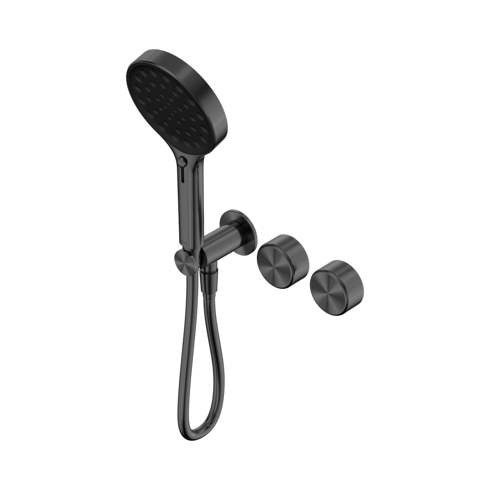 Nero Serenity Progressive Shower System Serenity Shower Trim Kit Only Metal Handle Gunmetal 24E102GM