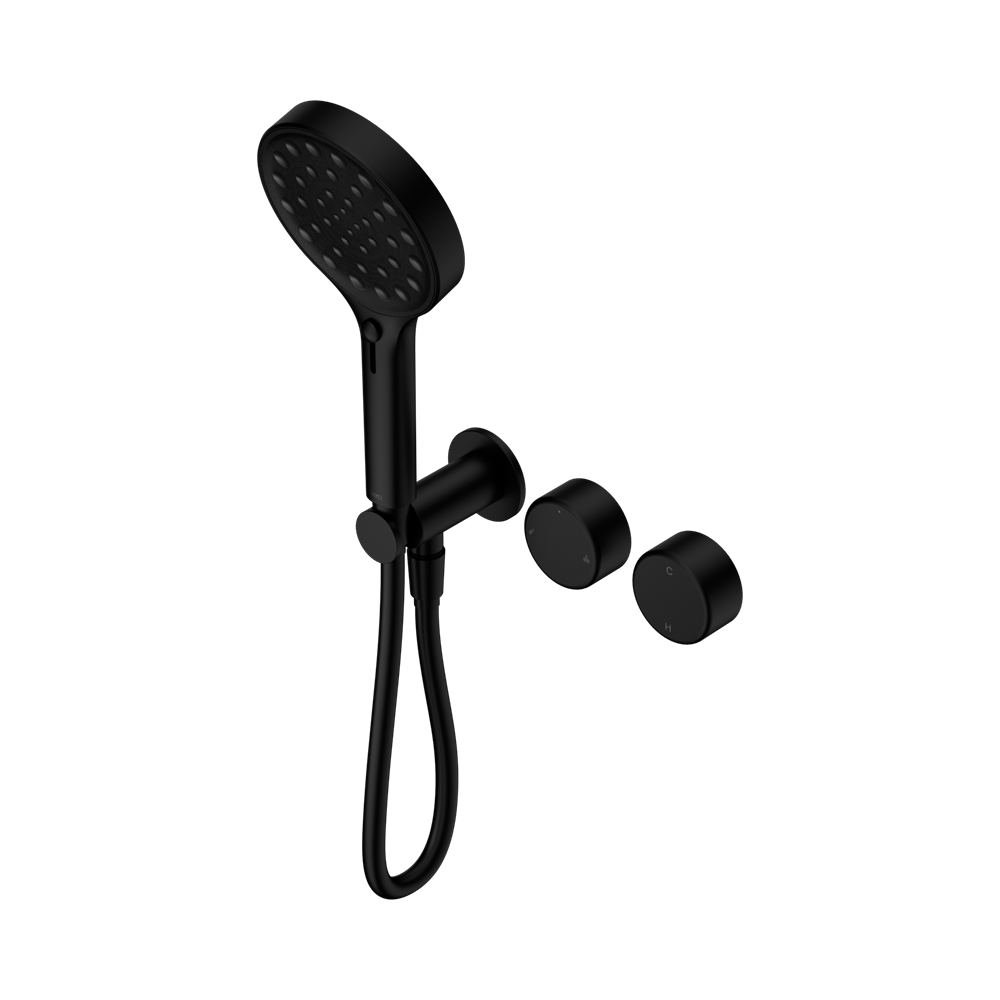 Nero Serenity Progressive Shower System Serenity Shower Trim Kit Only Metal Handle Matte Black 24E102MB