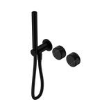 Nero Serenity Progressive Shower System Slim Shower Trim Kit Only Marquina Black Handle Matte Black 24E123MB