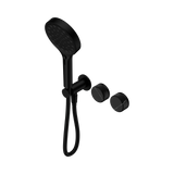 Nero Serenity Progressive Shower System Serenity Shower Trim Kit Only Marquina Black Handle Matte Black 24E124MB