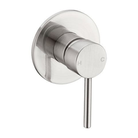 Amelie Royale Wall Mixer Pin Brushed Nickel (Full Kit) BDO250811BN