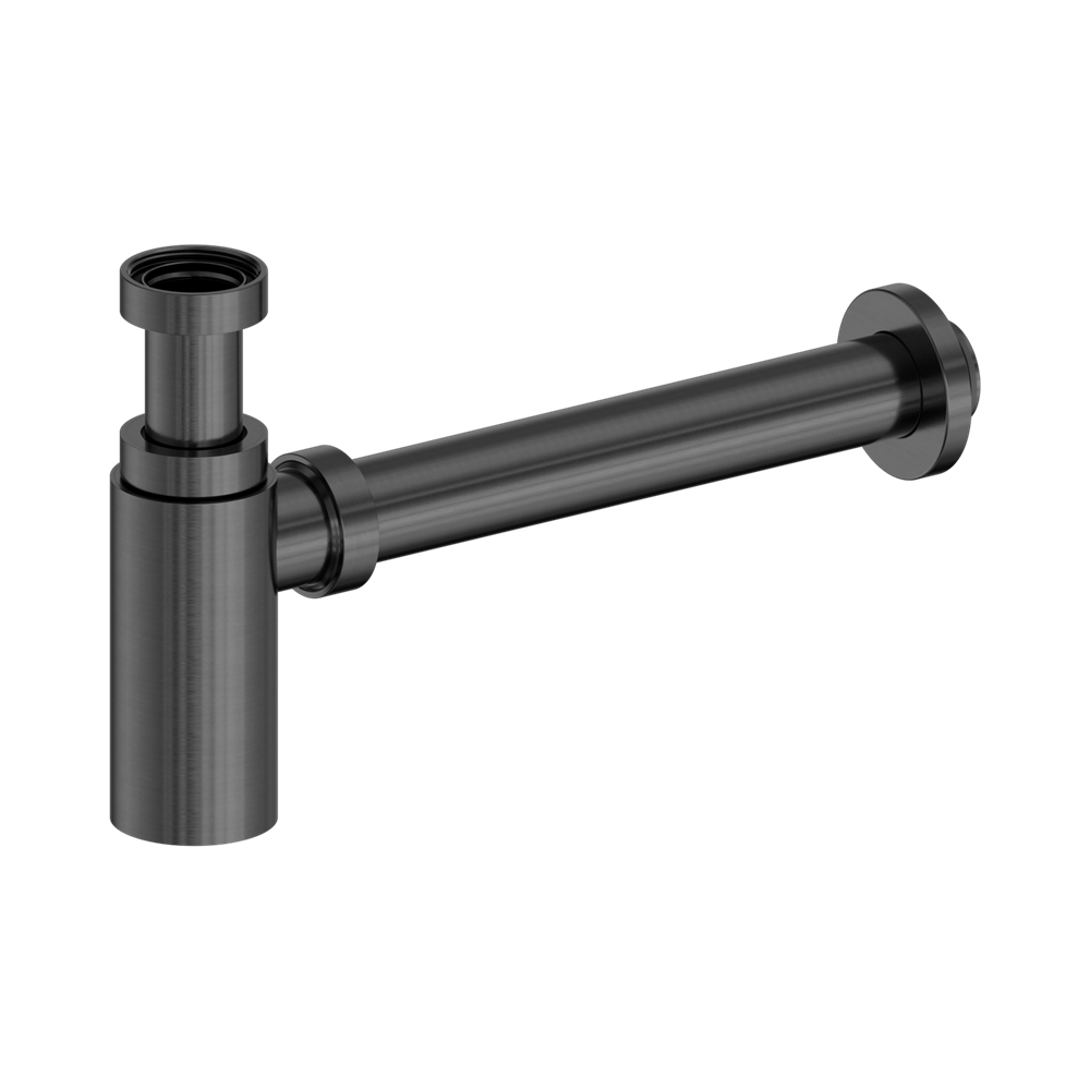 Nero 40mm Round Bottle Trap 2 Stainless Steel Gunmetal 25A001GM