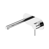 Amelie Royale II Pin Wall Basin/Bath Mixer Pin with Back Plate 185mm Straight Spout (Trim Kit) Chrome BDO25B007CH