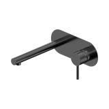 Amelie Royale II Pin Wall Basin/Bath Mixer Pin with Back Plate 185mm Straight Spout (Trim Kit) Gunmetal BDO25B007GM