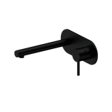 Nero Dolce 2 Wall Basin/Bath Mixer Set 185mm Spout Matte Black 25B005MB