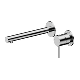 Nero Dolce 2 Wall Basin/Bath Mixer Set Separate Plates 185mm Spout (Trim Kit Only) Chrome 25B008CH