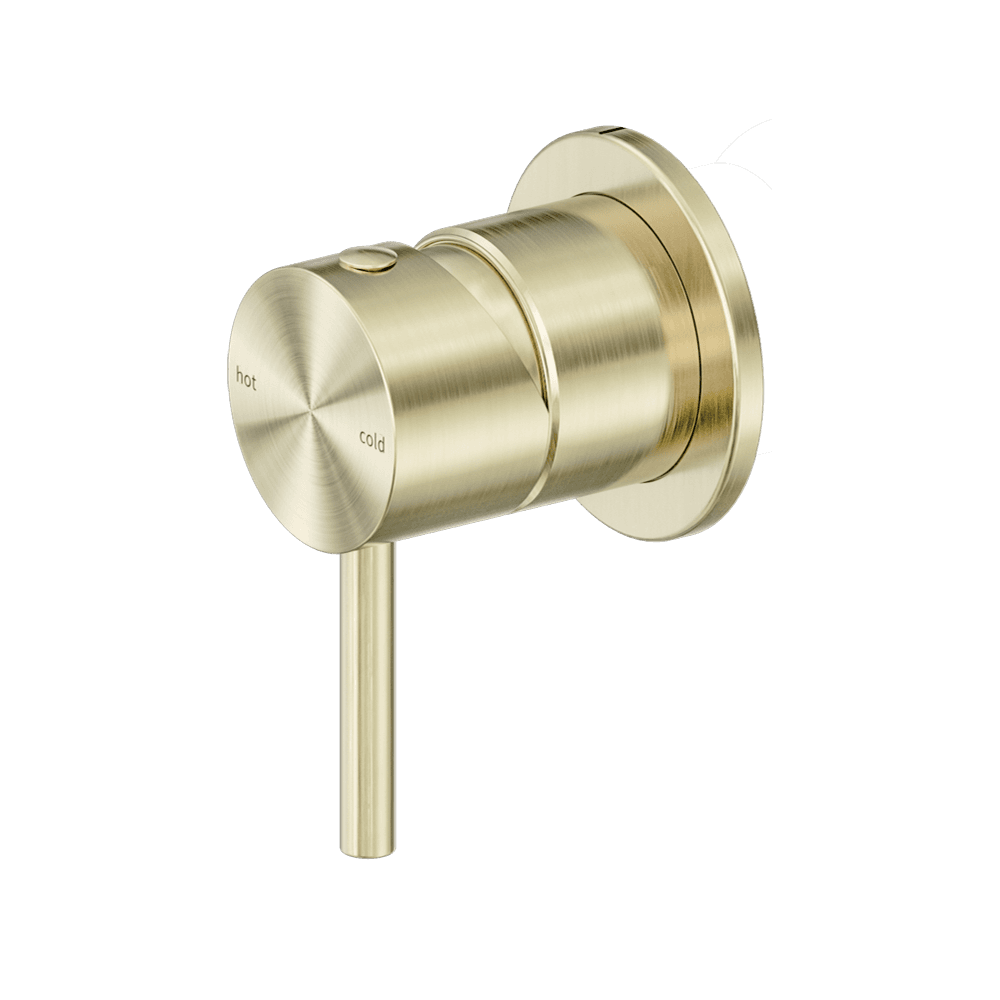 Nero Dolce 2 Shower Mixer 60mm Plate Brushed Gold 25B010BG