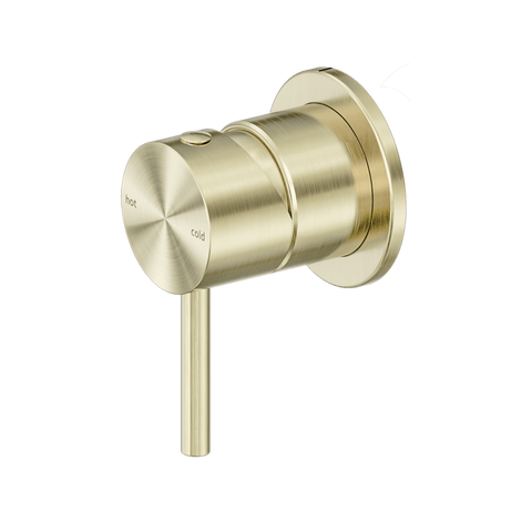 Nero Dolce 2 Shower Mixer 60mm Plate Brushed Gold 25B010BG