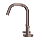 Nero Mecca Lever Hob Basin Set 1/4 Turn Edge Spout Brushed Bronze 25D001BZ