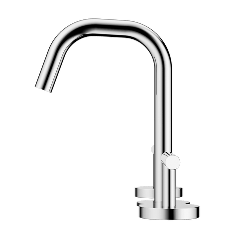 Nero Mecca Lever Hob Basin Set 1/4 Turn Edge Spout Chrome 25D001CH