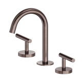 Nero Mecca Lever Hob Basin Set 1/4 Turn Arc Spout Brushed Bronze 25D002BZ
