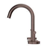 Nero Mecca Lever Hob Basin Set 1/4 Turn Arc Spout Brushed Bronze 25D002BZ