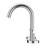 Nero Mecca Lever Hob Basin Set 1/4 Turn Arc Spout Chrome 25D002CH