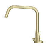 Nero Mecca Lever Hob Kitchen/Bath Set 1/4 Turn Edge Ii Spout Brushed Gold 25D003BG
