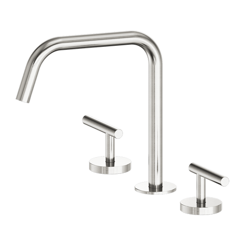 Nero Mecca Lever Hob Kitchen/Bath Set 1/4 Turn Edge Ii Spout Brushed Nickel 25D003BN