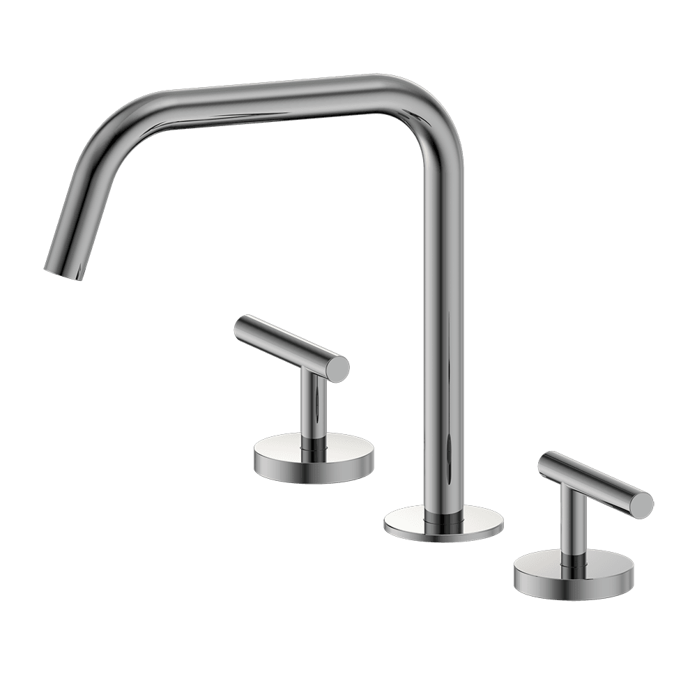 Nero Mecca Lever Hob Kitchen/Bath Set 1/4 Turn Edge Ii Spout Chrome 25D003CH