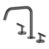 Nero Mecca Lever Hob Kitchen/Bath Set 1/4 Turn Edge Ii Spout Gunmetal 25D003GM