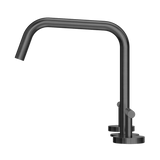 Nero Mecca Lever Hob Kitchen/Bath Set 1/4 Turn Edge Ii Spout Gunmetal 25D003GM