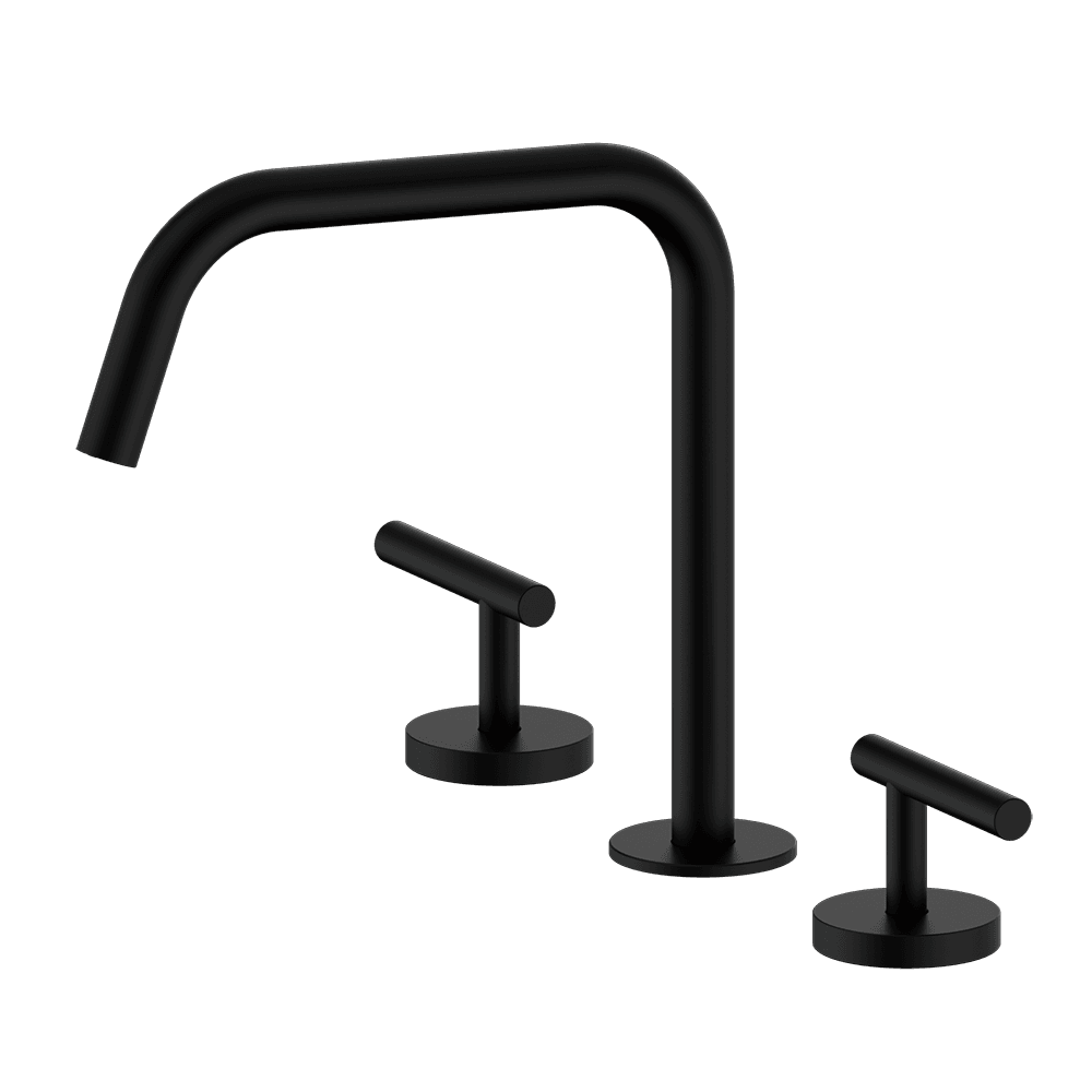 Nero Mecca Lever Hob Kitchen/Bath Set 1/4 Turn Edge Ii Spout Matte Black 25D003MB