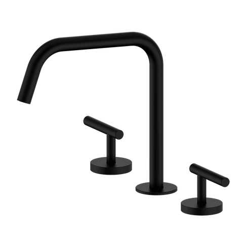 Nero Mecca Lever Hob Kitchen/Bath Set 1/4 Turn Edge Ii Spout Matte Black 25D003MB