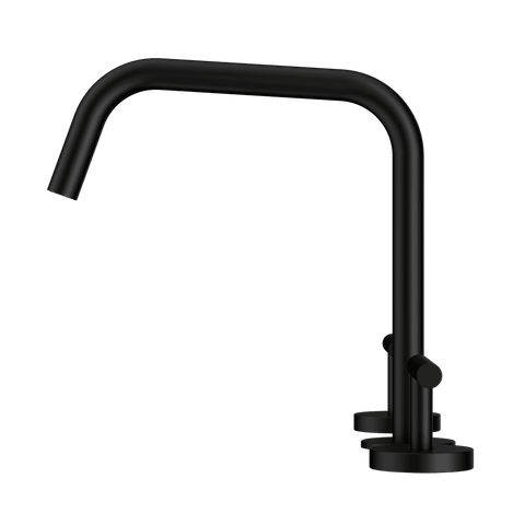 Nero Mecca Lever Hob Kitchen/Bath Set 1/4 Turn Edge Ii Spout Matte Black 25D003MB