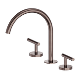 Nero Mecca Lever Hob Kitchen/Bath Set 1/4 Turn 220mm Arc Spout Brushed Bronze 25D004BZ