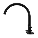 Nero Mecca Lever Hob Kitchen/Bath Set 1/4 Turn 220mm Arc Spout Matte Black 25D004MB
