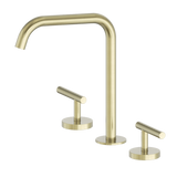 Nero Mecca Lever Hob Kitchen/Bath Set 1/4 Turn 200mm Edge Spout Brushed Gold 25D005BG