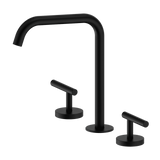 Nero Mecca Lever Hob Kitchen/Bath Set 1/4 Turn 200mm Edge Spout Matte Black 25D005MB
