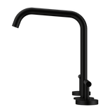 Nero Mecca Lever Hob Kitchen/Bath Set 1/4 Turn 200mm Edge Spout Matte Black 25D005MB