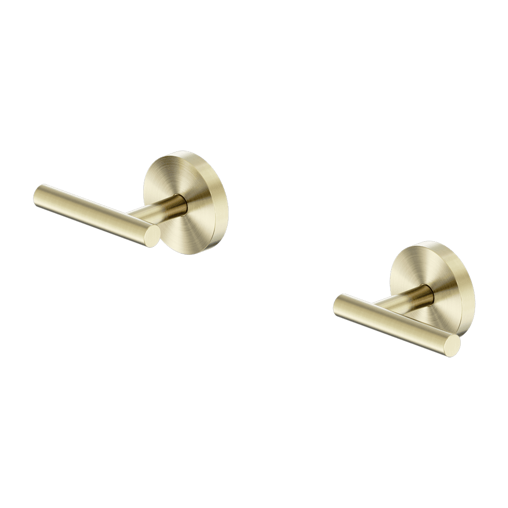 Nero Mecca Lever Wall Top Assembies 1/4 Turn Brushed Gold 25D012BG