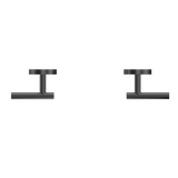 Nero Mecca Lever Wall Top Assembies 1/4 Turn Gunmetal 25D012GM