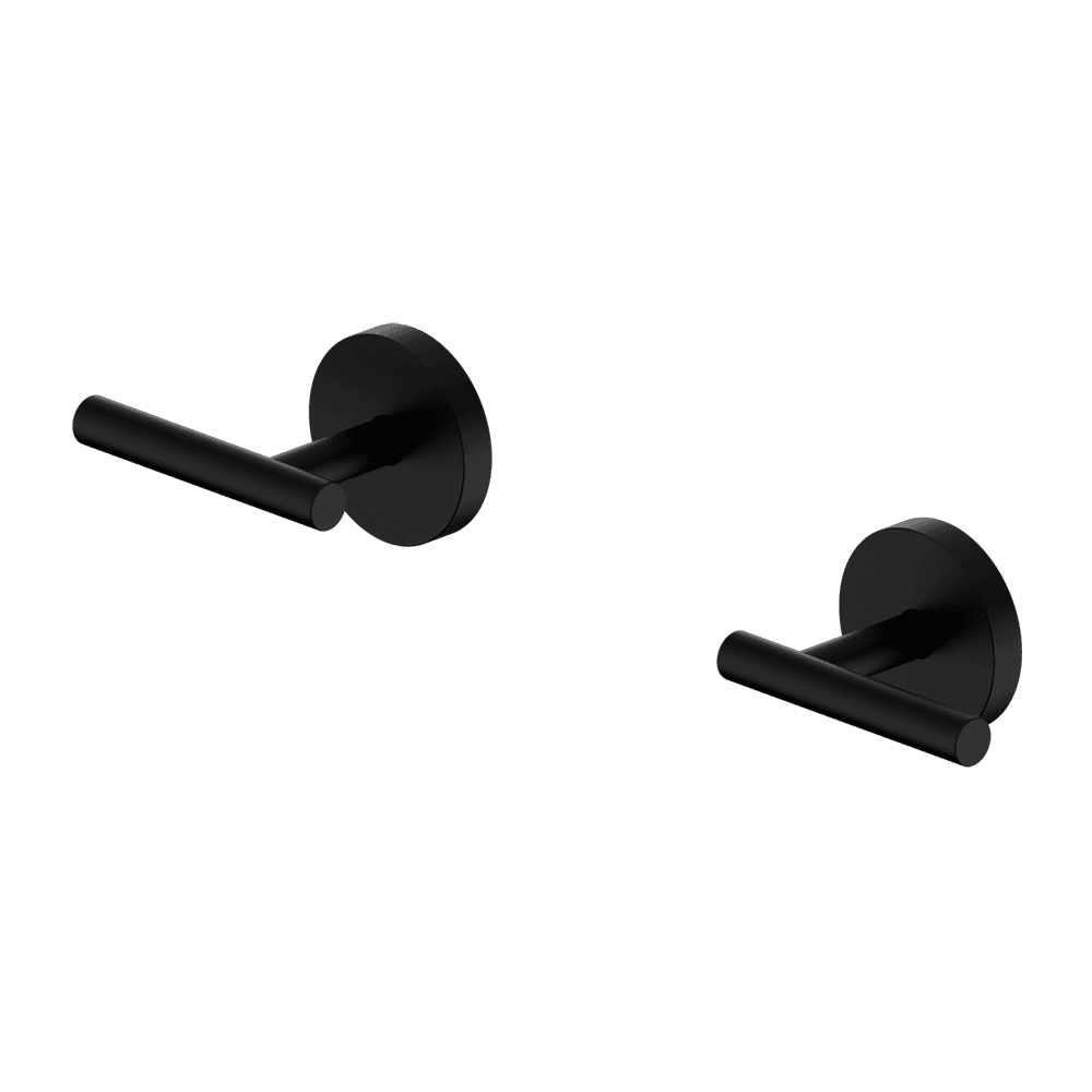 Nero Mecca Lever Wall Top Assembies 1/4 Turn Matte Black 25D012MB