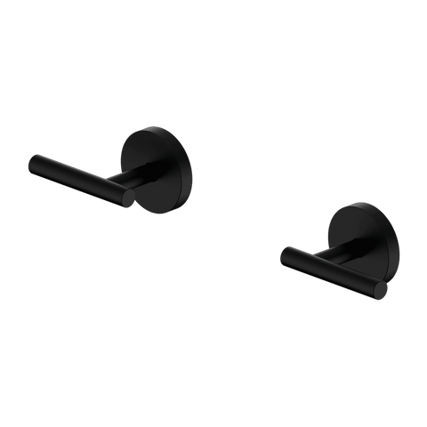 Nero Mecca Lever Wall Top Assembies 1/4 Turn Matte Black 25D012MB