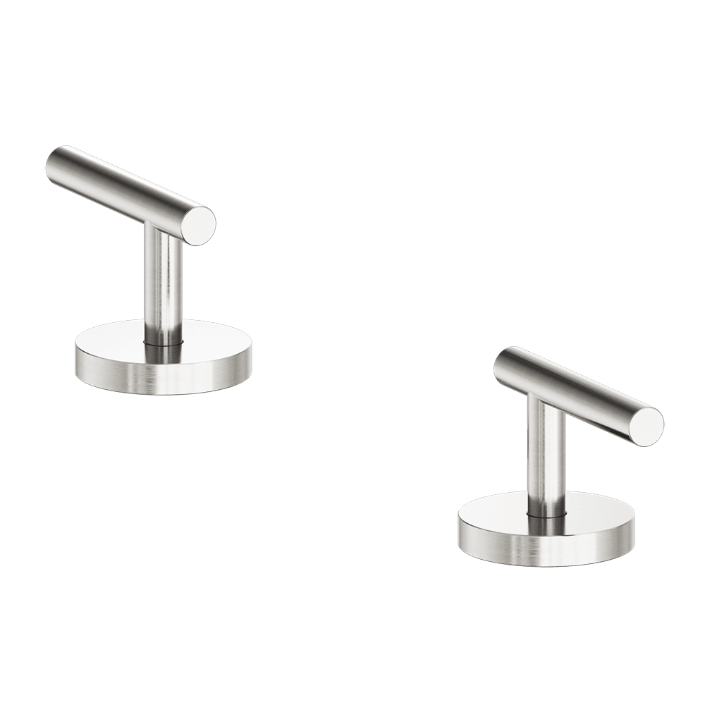 Nero Mecca Lever Hob Basin/Bath/Kitchen 1/4 Turn Handle Set Only Brushed Nickel 25D013BN