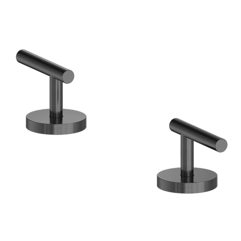 Nero Mecca Lever Hob Basin/Bath/Kitchen 1/4 Turn Handle Set Only Gunmetal 25D013GM