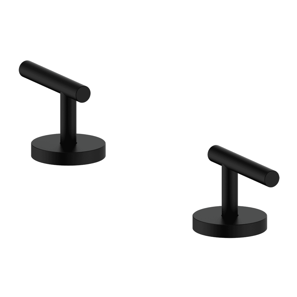Nero Mecca Lever Hob Basin/Bath/Kitchen 1/4 Turn Handle Set Only Matte Black 25D013MB