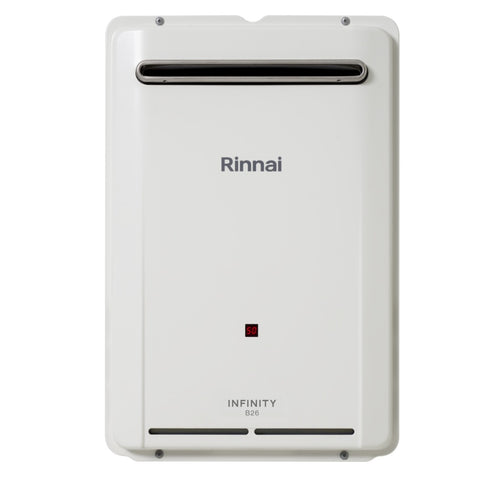 Rinnai Infinity 26 B Continuous Flow Hot Water System Preset to 50c (Natural Gas) INF26N50B