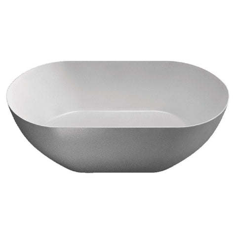 Abey ClearStone Byron Freestanding Bath 1690mm Matte White 26922