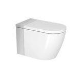 Duravit SensoWash i PLUS Floor Mounted Pan with Intergrated Flushing System - Stainless Panel D810000X-P