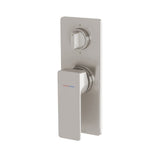 Phoenix Gloss MKII SwitchMix Shower / Bath Diverter Mixer Fit-Off Kit Brushed Nickel 135-2940-40-1