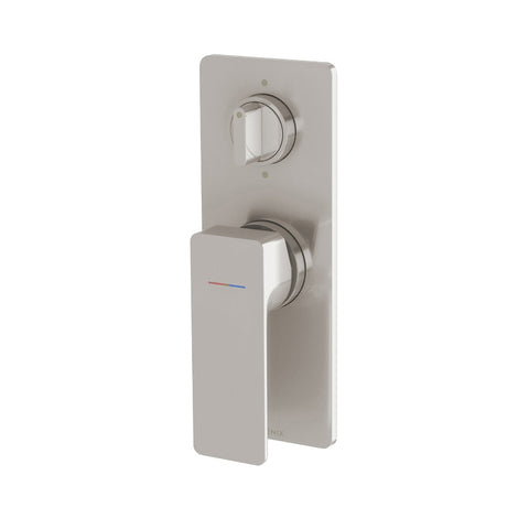 Phoenix Gloss MKII SwitchMix Shower / Bath Diverter Mixer Fit-Off Kit Brushed Nickel 135-2940-40-1