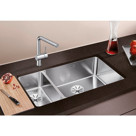 BLANCO Andano Sink 500/180-U Double Bowl 745mm Undermount Stainless Steel 526891 AND500/180UK5