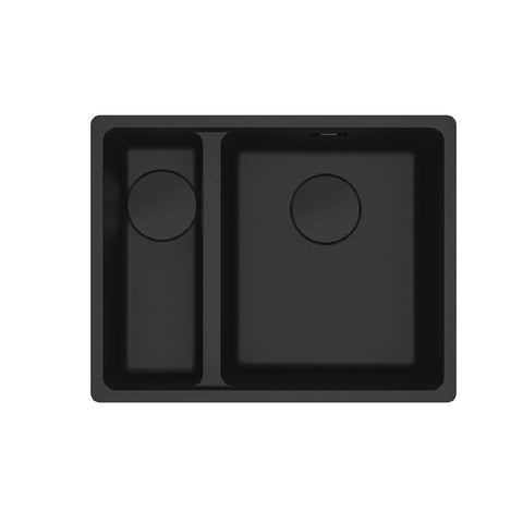 Franke Sink Maris 560mm 1 and 1/2 Bowl Left Hand Flushmount ( Inc.DT651 )Matte Black MRG 260/34-15FPC SBL MB