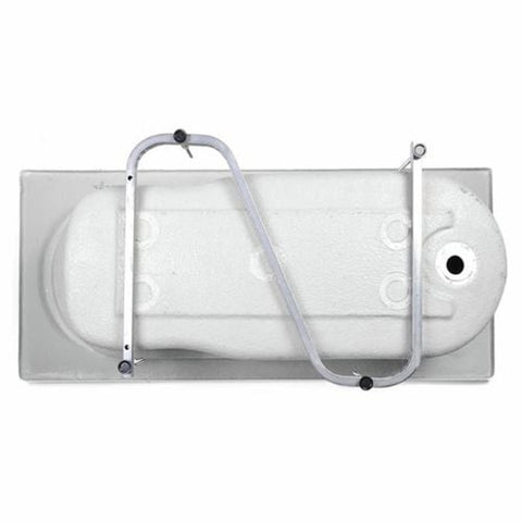 Decina Ezi Frame Bath Support (Small) (Suits End Waste Bath 1500mm) Galvanised Steel (Inc 4x Feet Bolts Set) EZF001+EZF104