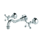 Fienza Lillian Shepherds Crook Bath Set Chrome 336102