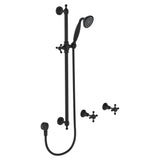 Fienza Lillian Rail Shower Set Matte Black 336103BK