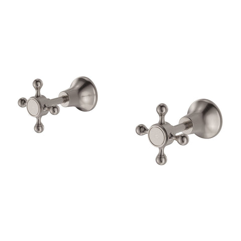 Fienza Lillian Wall Top Assembly Brushed Nickel 336104BN